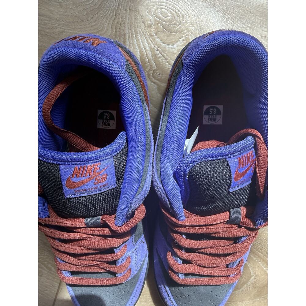 Nike SB Dunk Low Pro Persian Violet Cinnamon HQ1625-500 Size 8.5 New No Lid - Picture 6 of 8